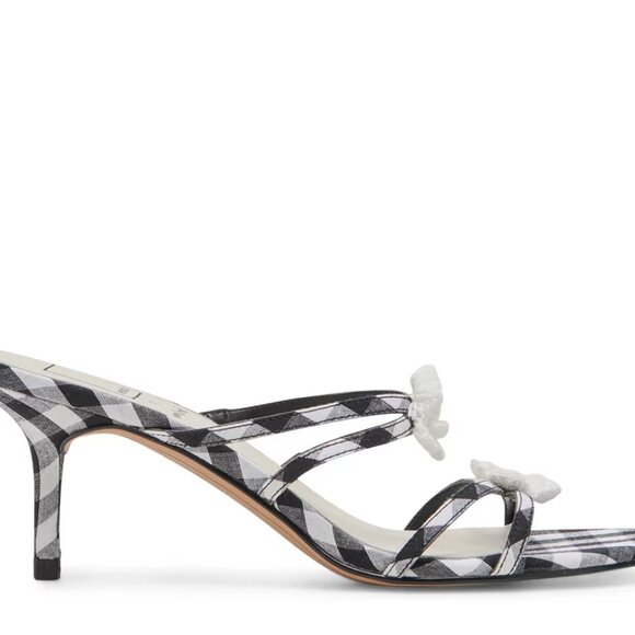 NEW DOLCE VITA Bete Heeled Sandals in Black/white for women 725 3m2 - Picture 5 of 9